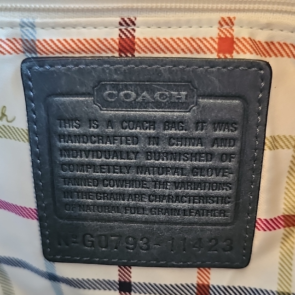 Coach 2007 Bottle Green Bleecker Extra Large Duffle 11423 HTF - Picture 6 of 14